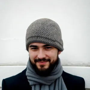 Silvery Slouch Beanie Style