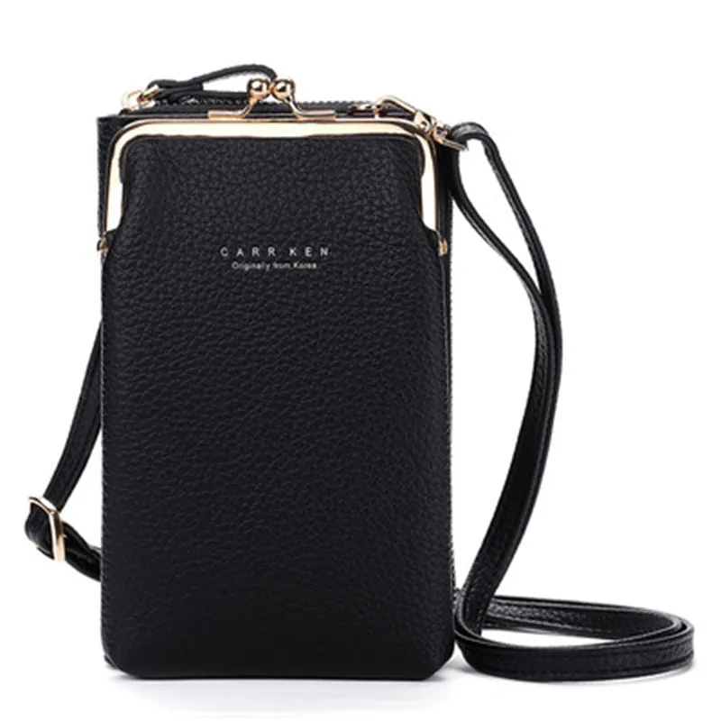 Simple Fashion Style Large-Capacity Solid Color Crossbody Bag