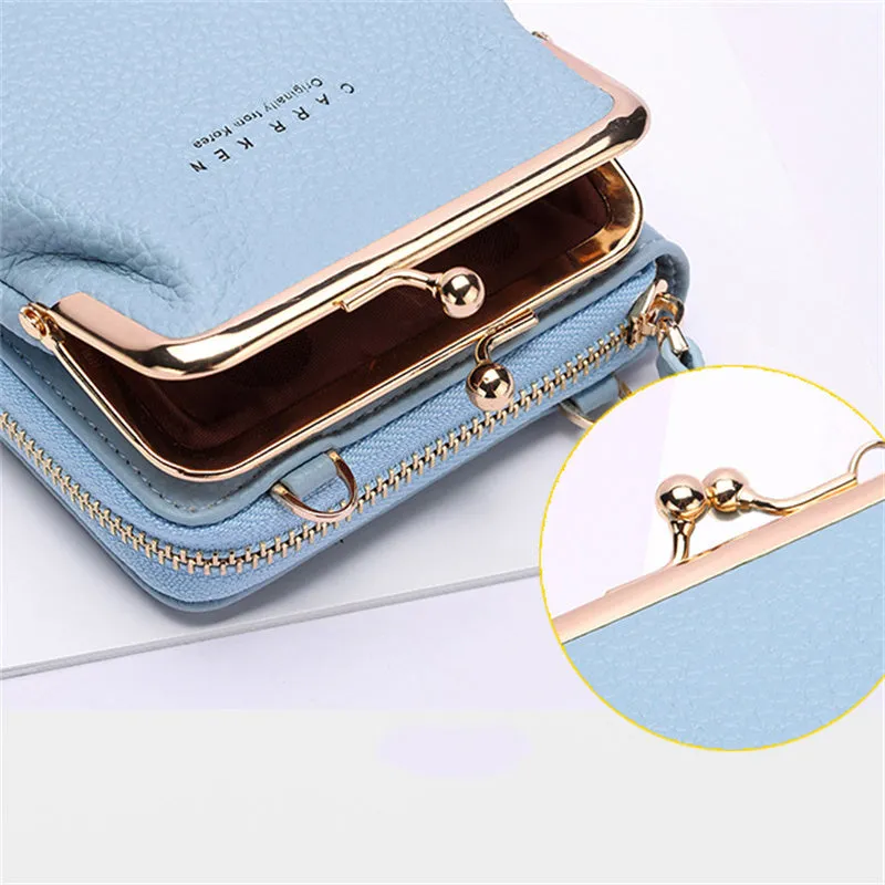 Simple Fashion Style Large-Capacity Solid Color Crossbody Bag