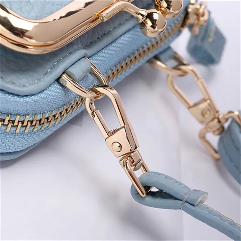 Simple Fashion Style Large-Capacity Solid Color Crossbody Bag