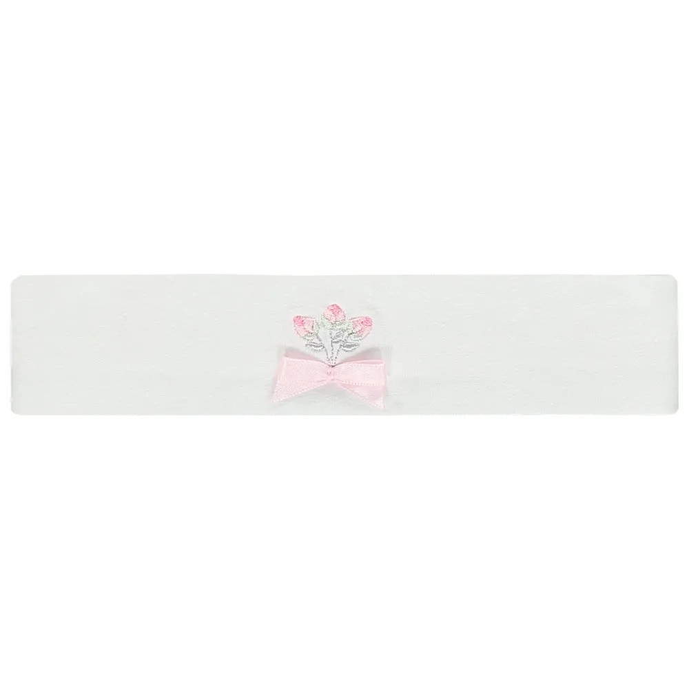 Skyla White Baby Hairband