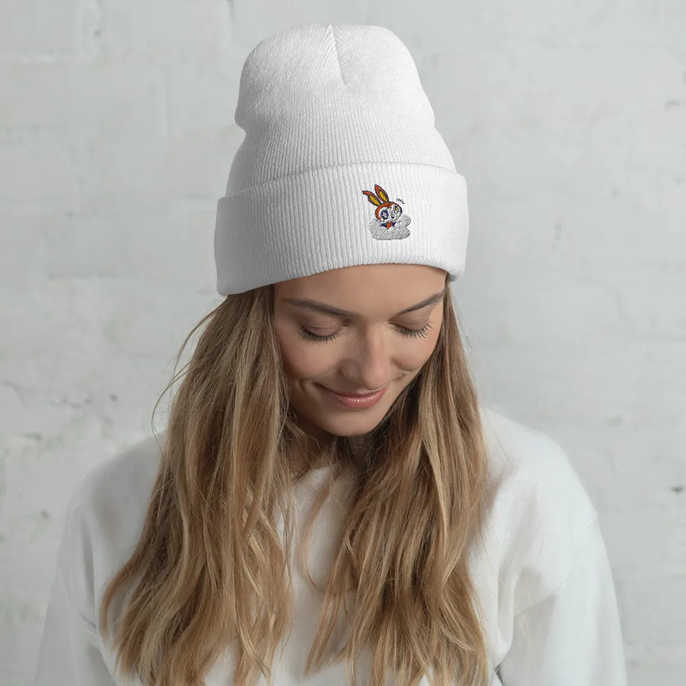 SnoBunny peekaboo snowboard beanie