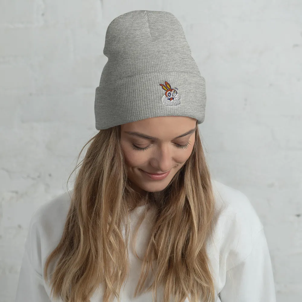 SnoBunny peekaboo snowboard beanie