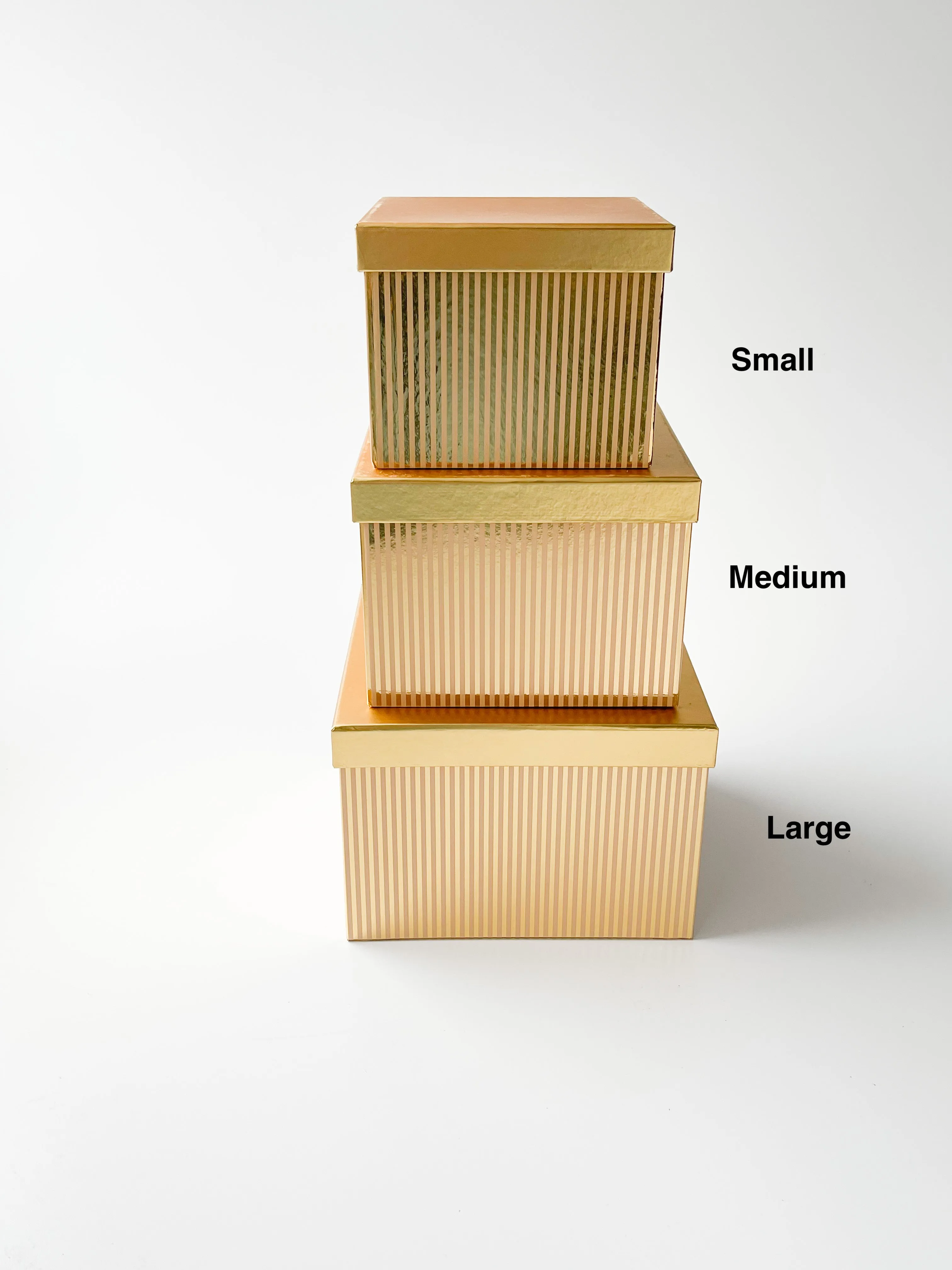Square Flower Box With Vertical Lines