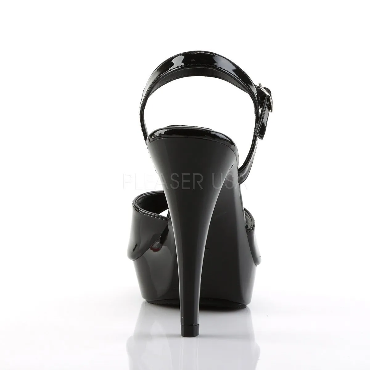 SS-COCKTAIL-509 Platform Sandal | Black Patent