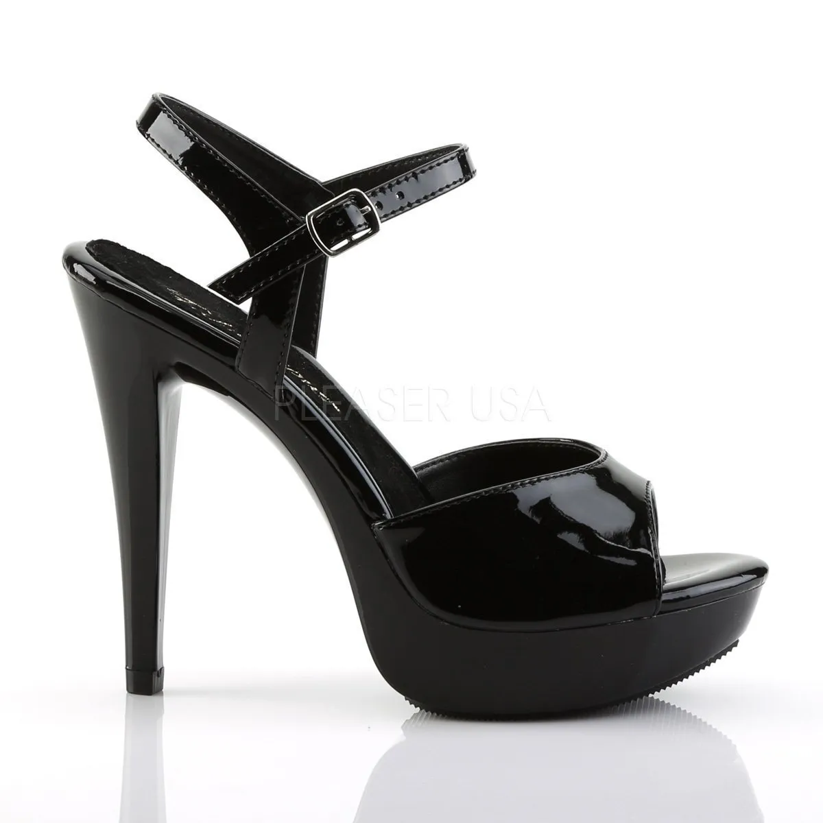 SS-COCKTAIL-509 Platform Sandal | Black Patent