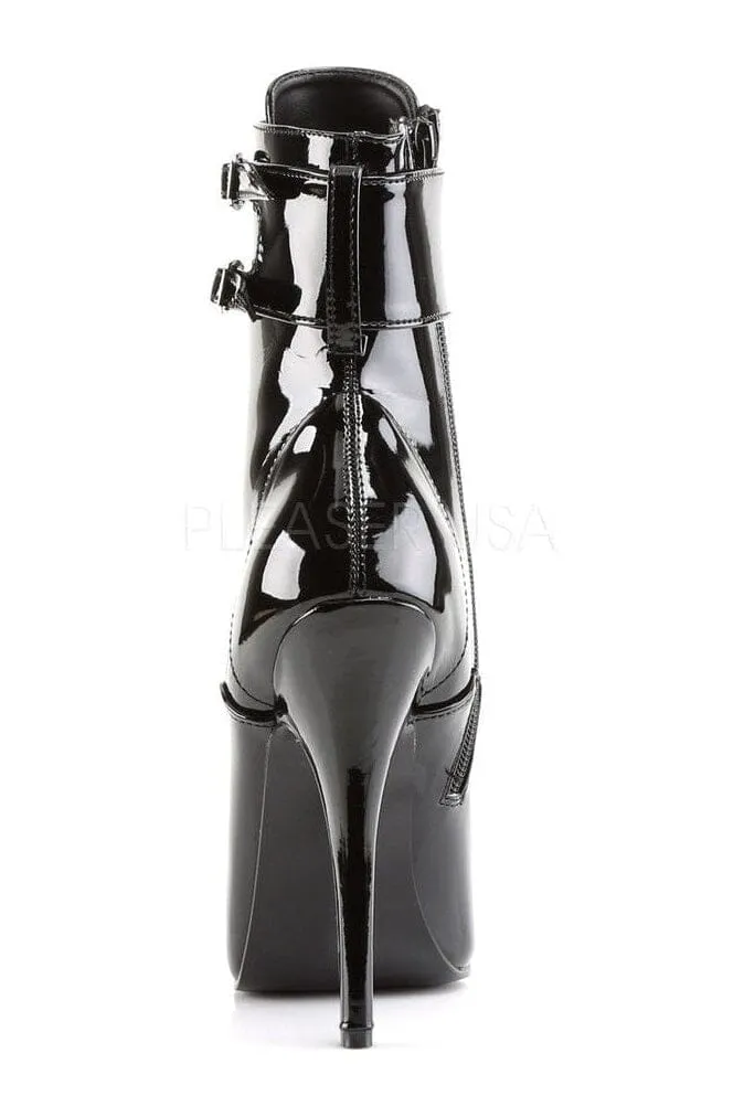 SS-DOMINA-1023 Ankle Boot | Black Patent