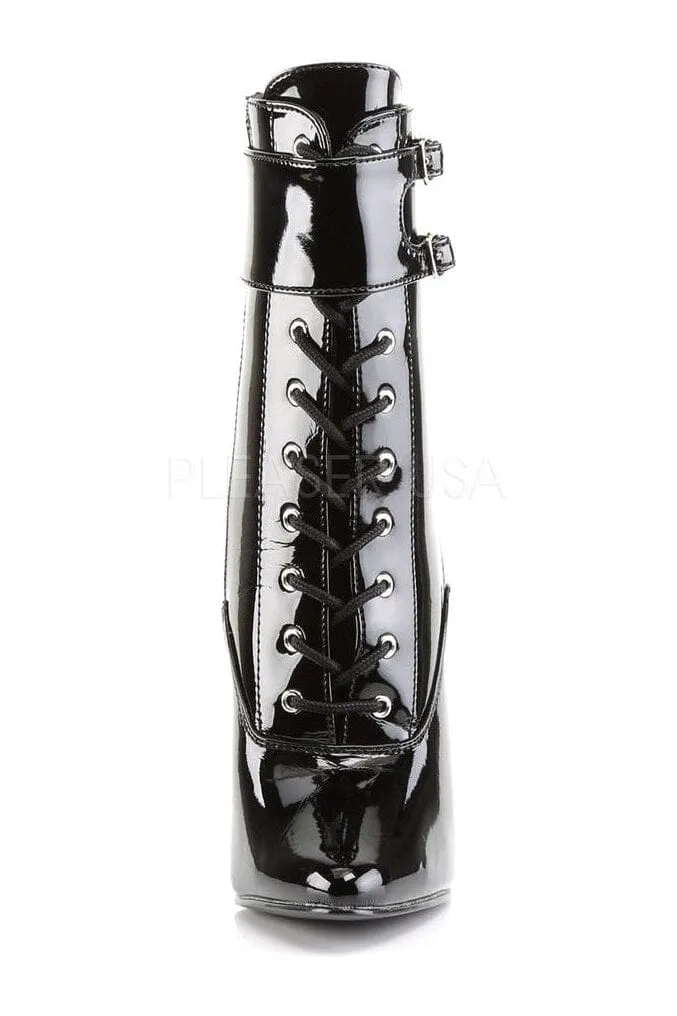 SS-DOMINA-1023 Ankle Boot | Black Patent