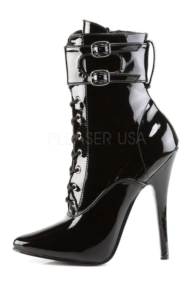 SS-DOMINA-1023 Ankle Boot | Black Patent