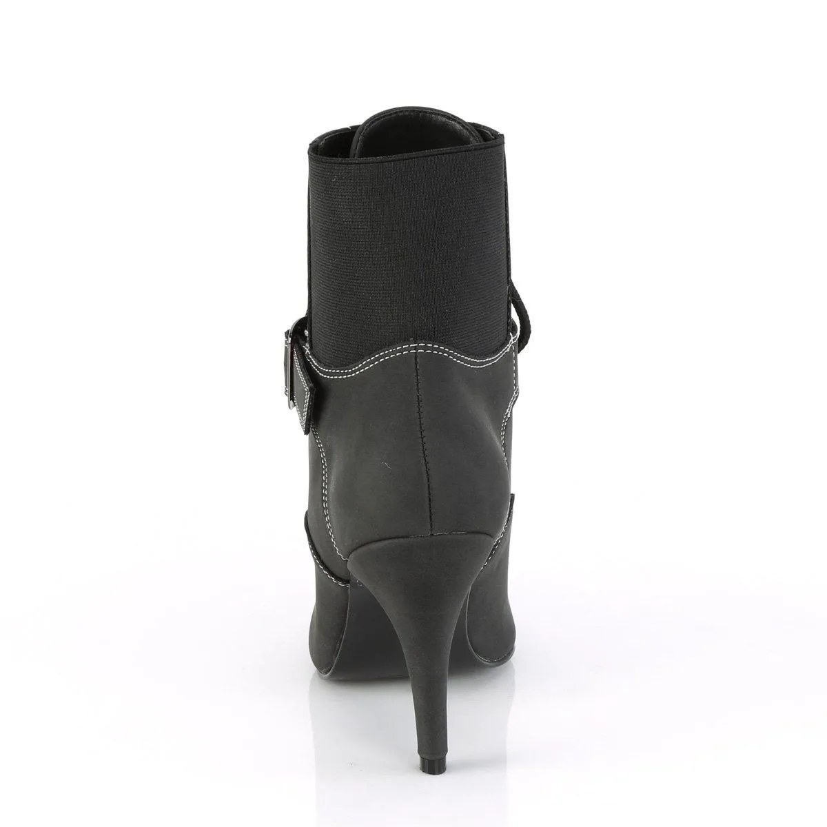 SS-DREAM-1022 Ankle Boot | Black Faux Leather