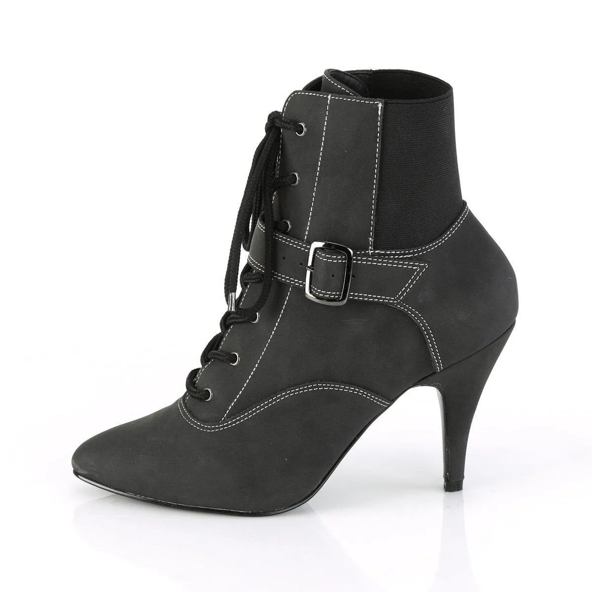 SS-DREAM-1022 Ankle Boot | Black Faux Leather