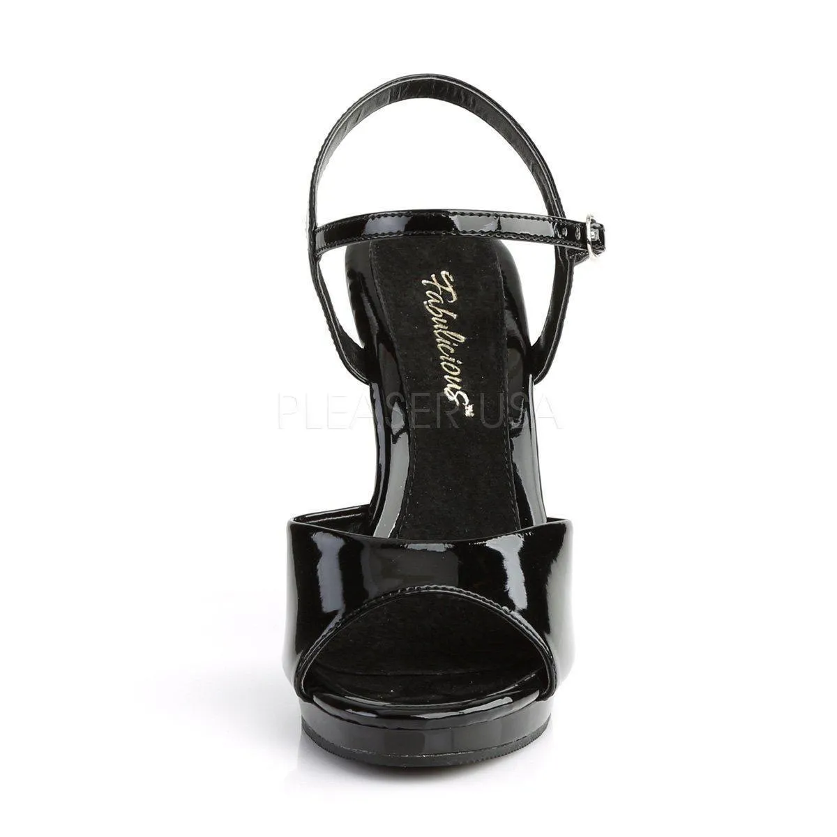 SS-FLAIR-409 Sandal | Black Patent