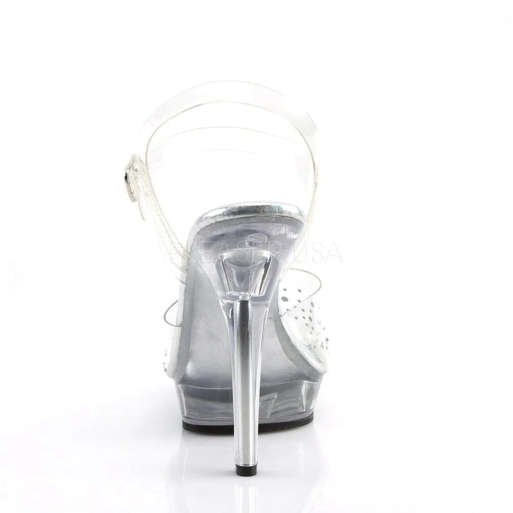 SS-Lip-108Sd Sandal | Clear Vinyl