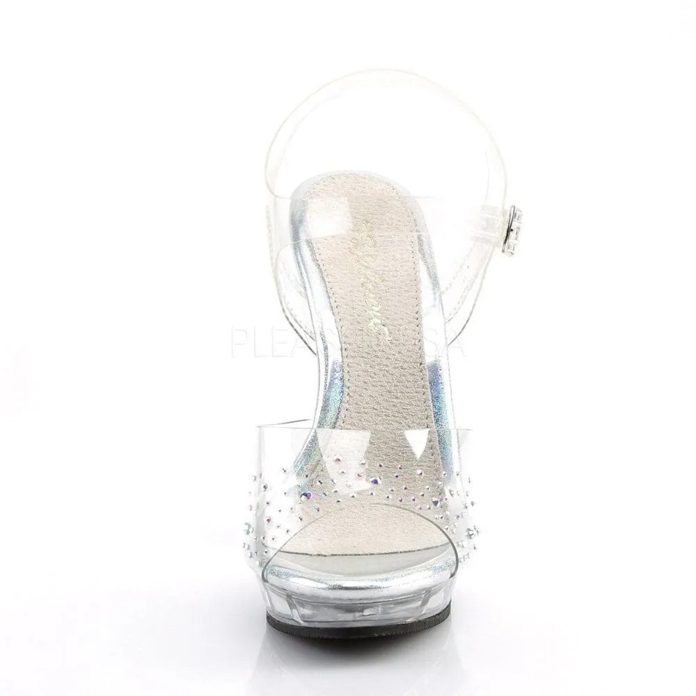 SS-Lip-108Sd Sandal | Clear Vinyl