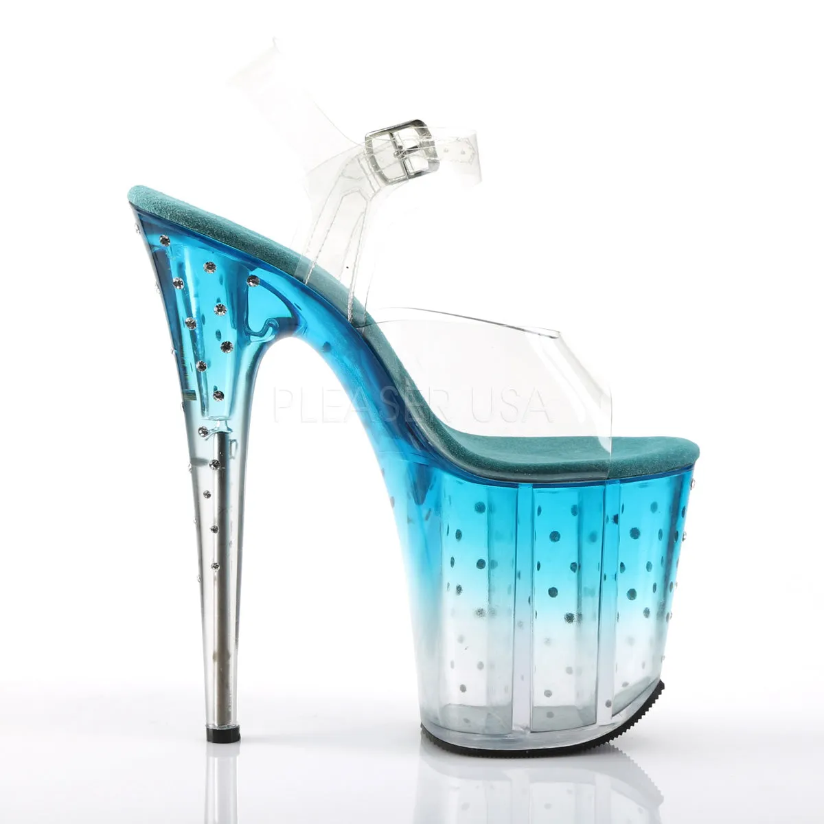 STARDUST-808T  Clear/Teal-Clear