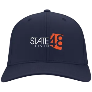 State 48 Livin Navy / Orange Flex Fit  Hat
