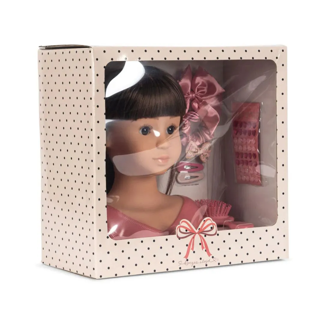 Stella Dolls Head Hairdresser Styling Set with Accessories