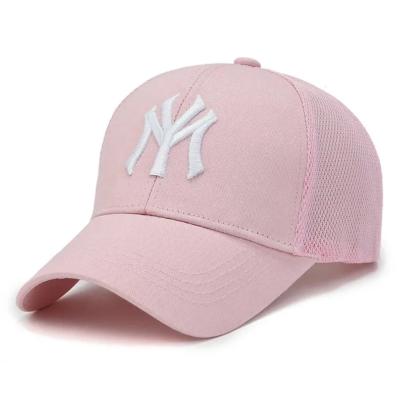 Summer Unisex Baseball Caps - Breathable Mesh Snapback Hats for Men and Women, Casual Sport Caps