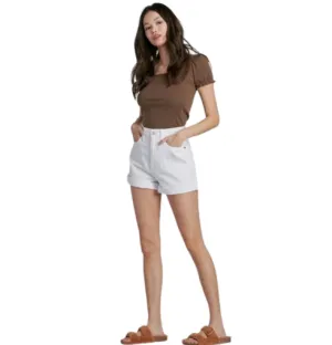 SUPER HIGH RISE MOM SHORTS // FINAL SALE