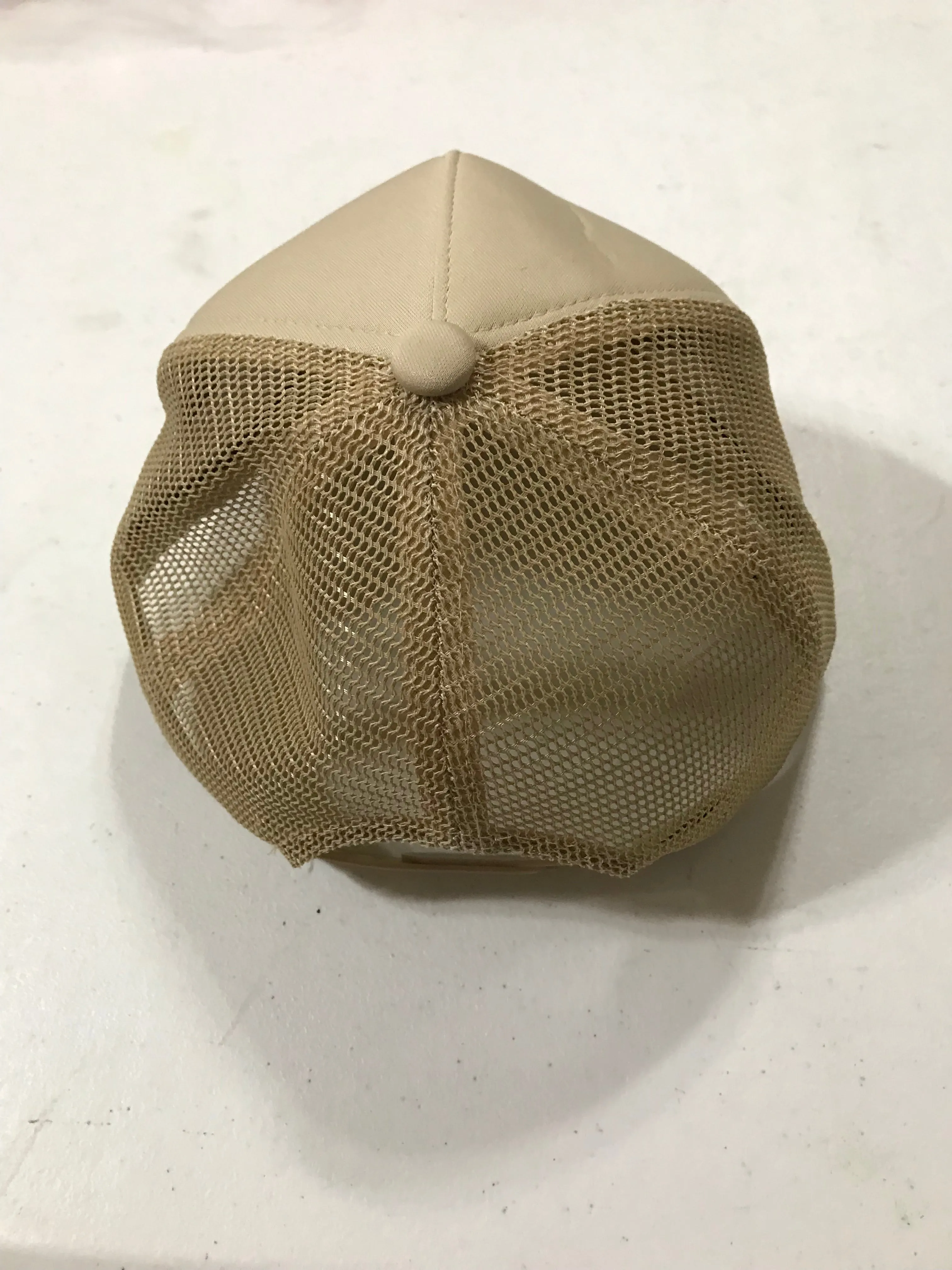 Tan Caps w/Pink Bow