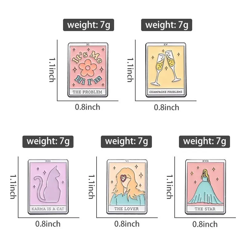 Taylor Swift’s Song Brooch Enamel Pin