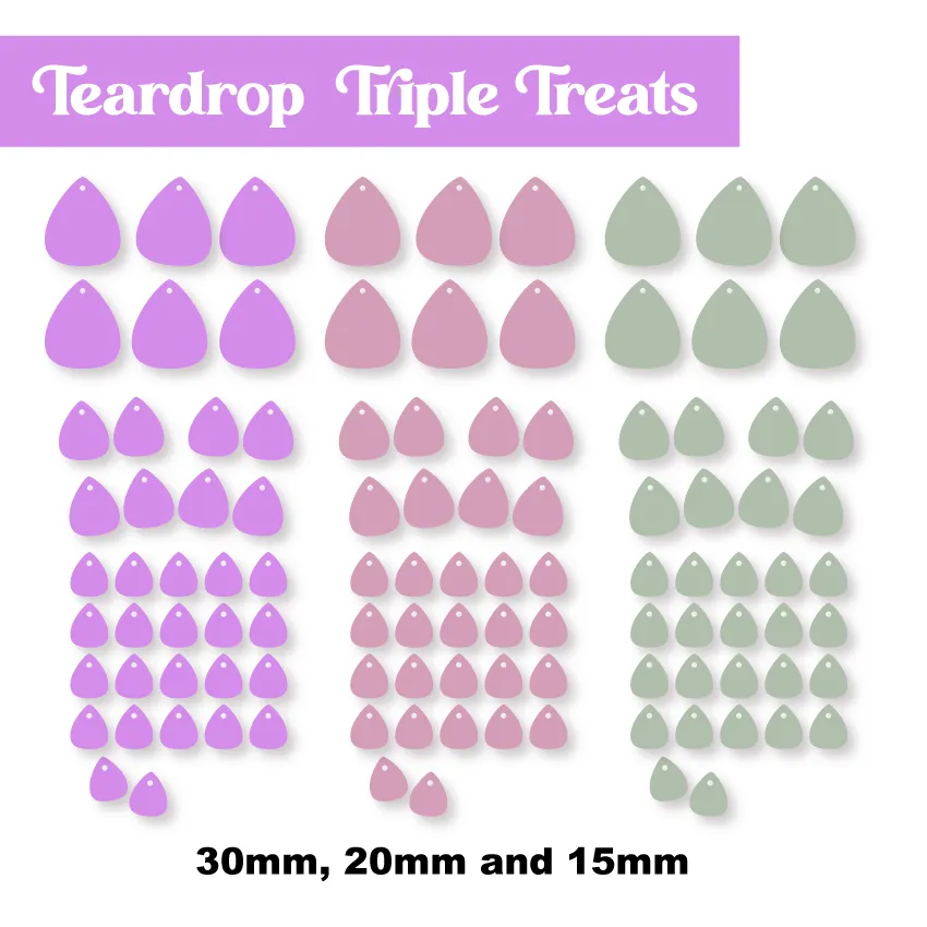 Teardrops Assortment - Triple Treat Set!