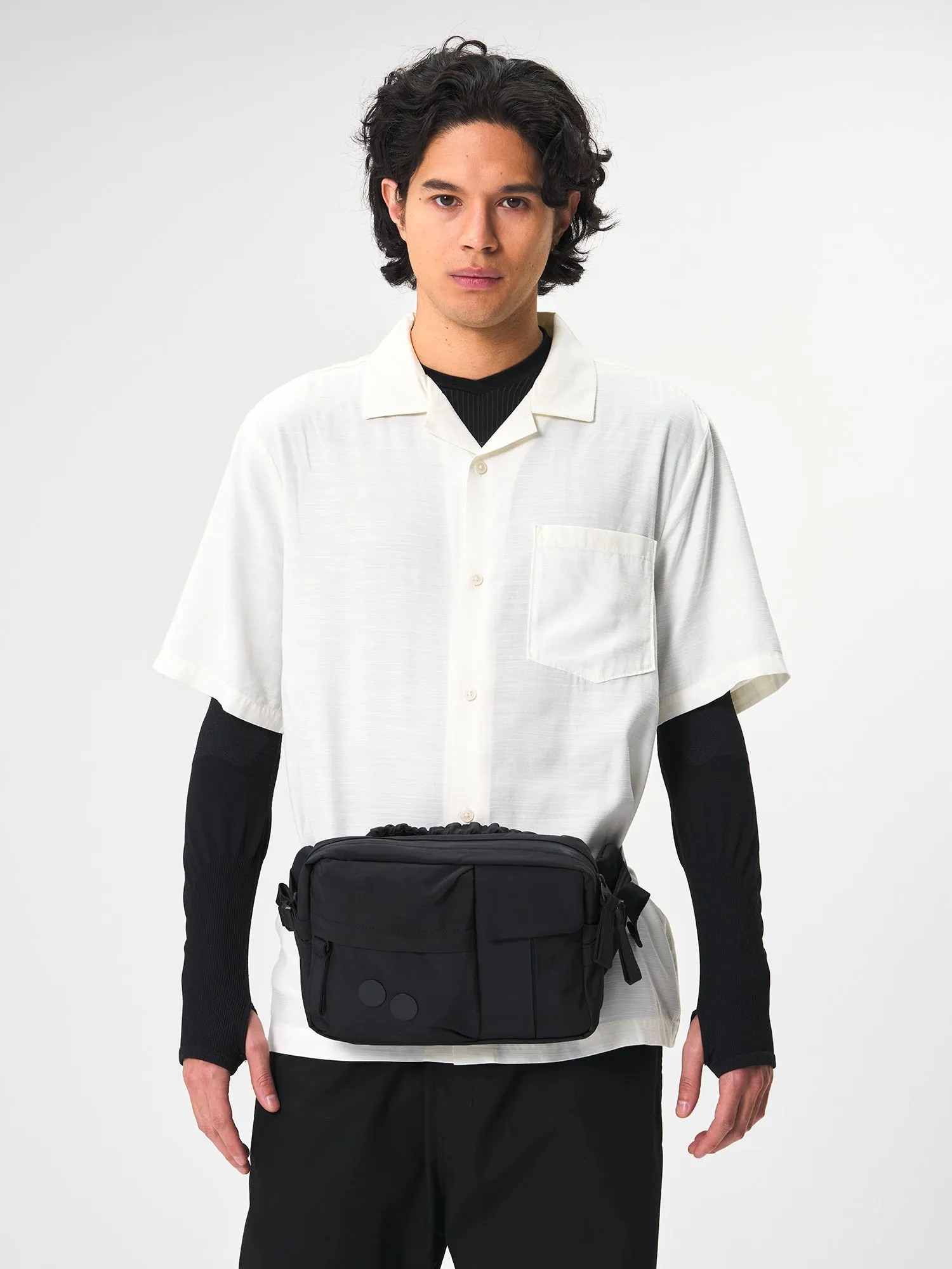 Tetrik Large - Crinkle Black