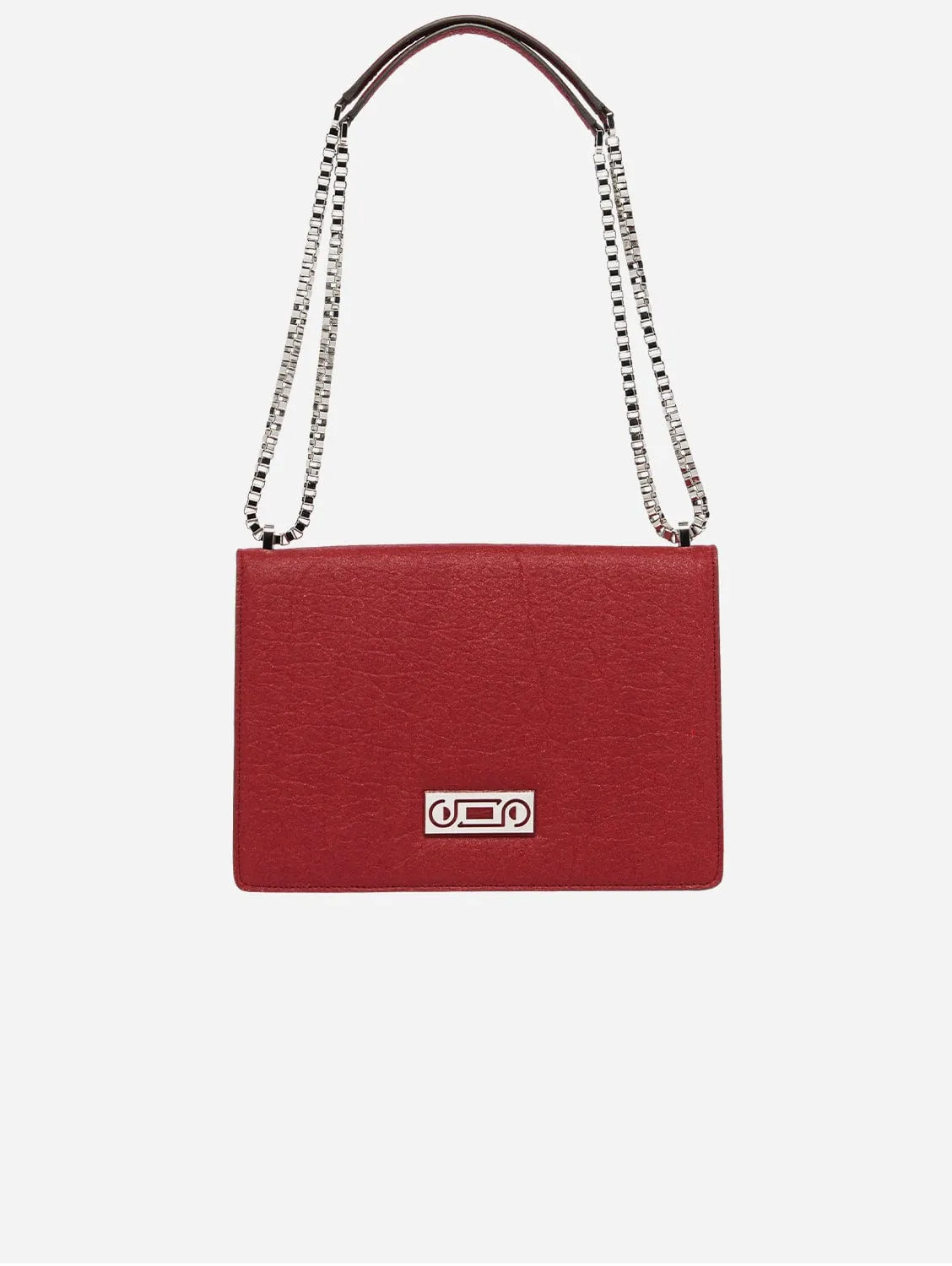 The Cristiana Pinatex® Vegan Shoulder Bag | Cherry Red
