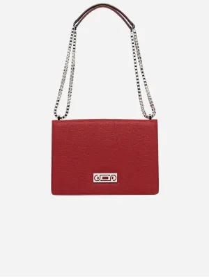 The Cristiana Pinatex® Vegan Shoulder Bag | Cherry Red
