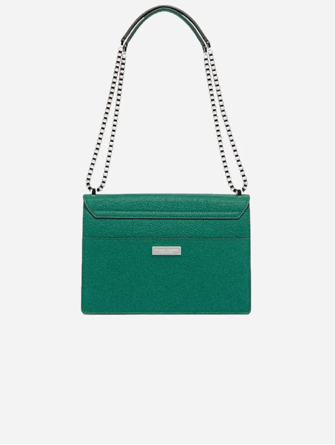 The Cristiana Pinatex® Vegan Shoulder Bag | Forest Green