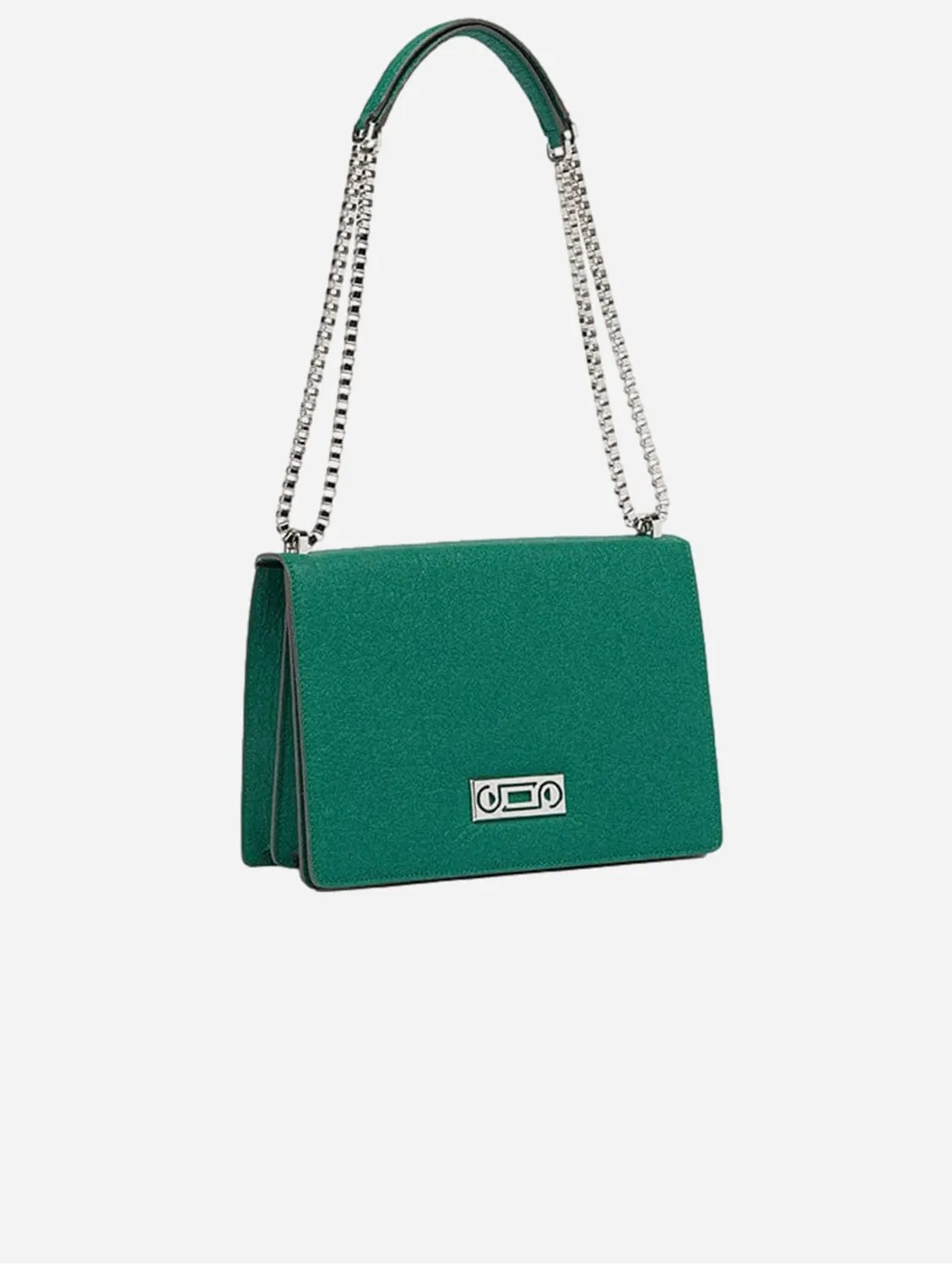 The Cristiana Pinatex® Vegan Shoulder Bag | Forest Green