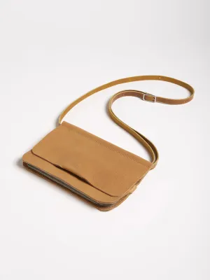 The Novella bag - Cashew bull hide leather