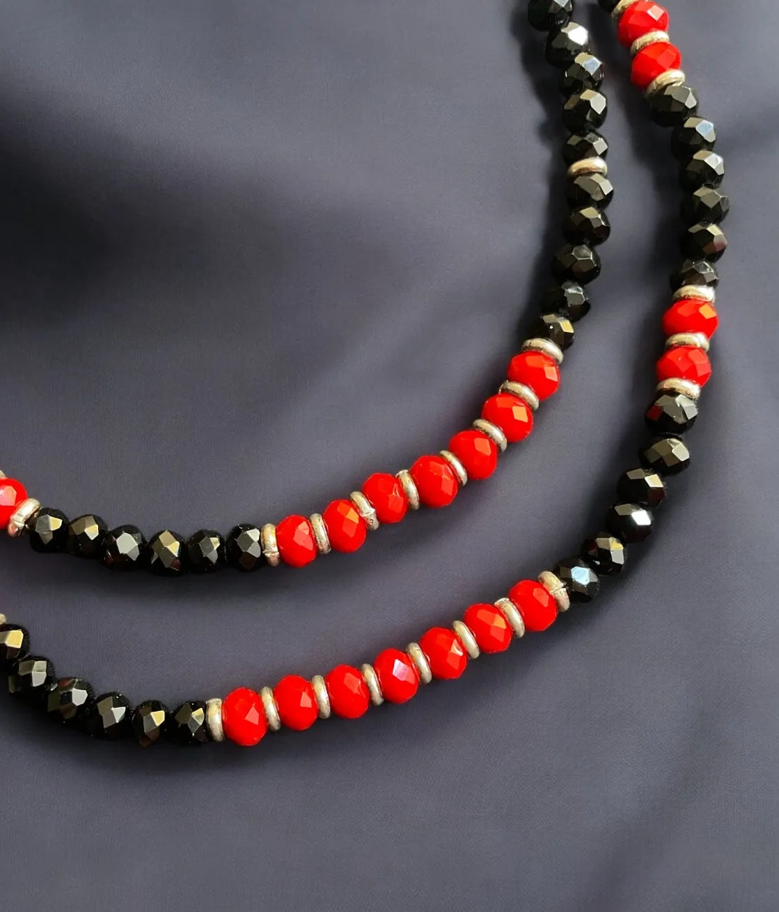 The Tarinika Silver Blackbead Anklets