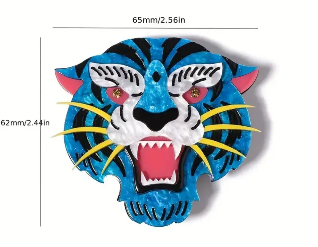 Tiger Brooch
