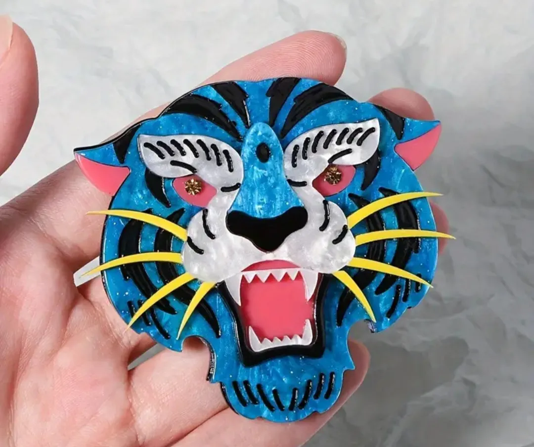 Tiger Brooch