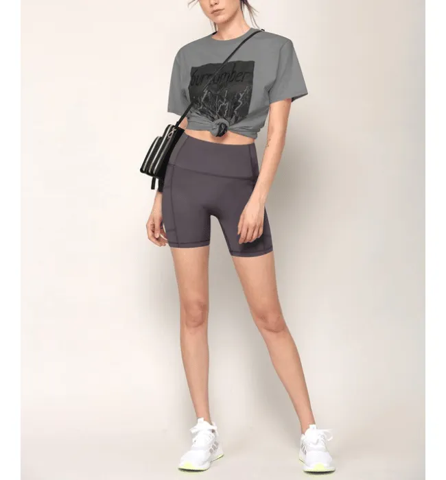 Tummy Control Biker Workout Shorts