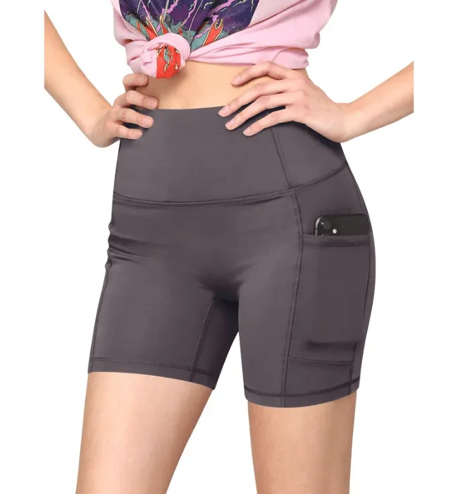 Tummy Control Biker Workout Shorts