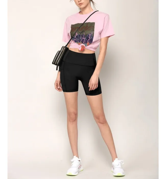 Tummy Control Biker Workout Shorts
