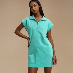 Turquoise Tide Mini Dress