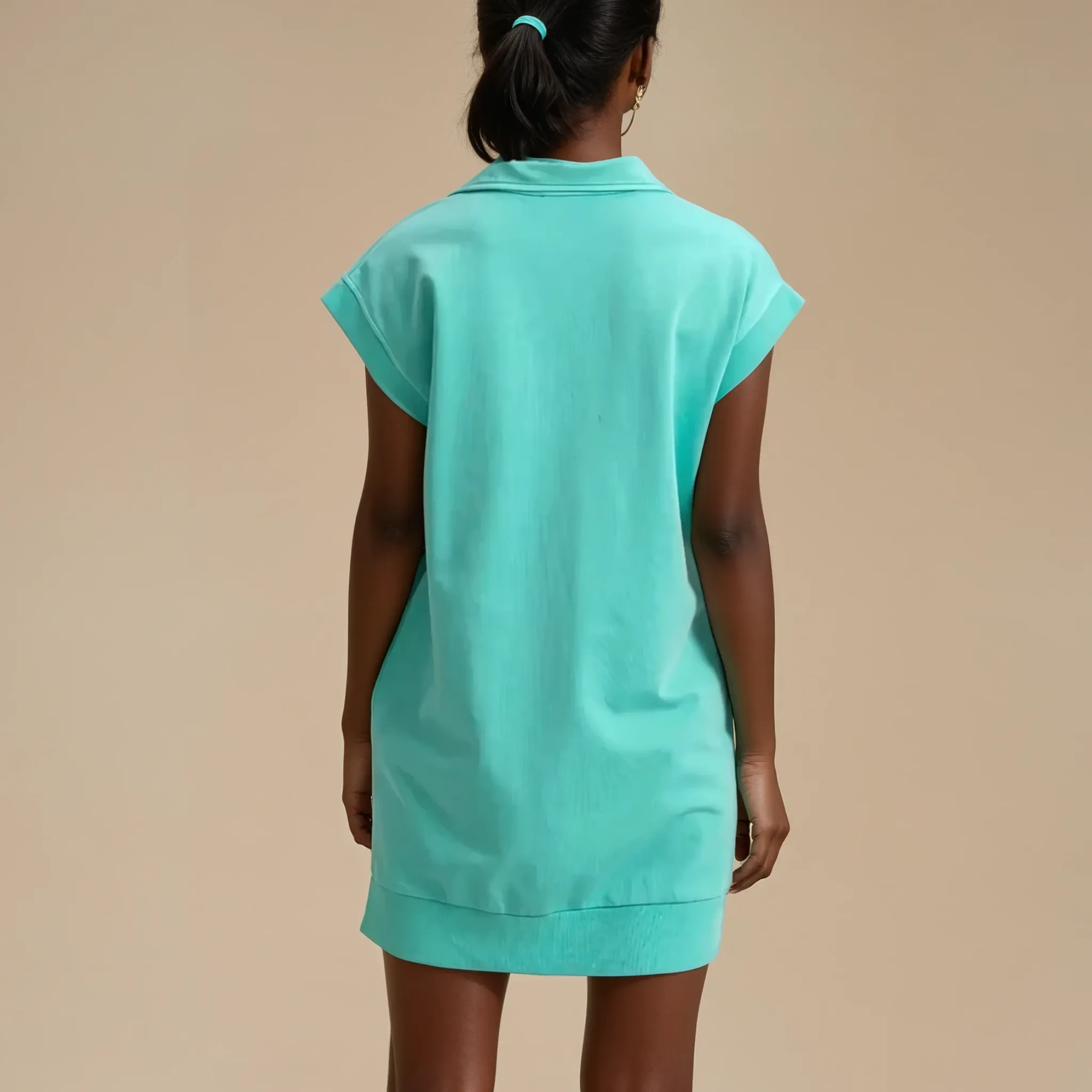 Turquoise Tide Mini Dress