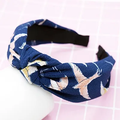 twdvs Top Knot Turban Headband Elastic Hairband Hair Accessories for Girls No Slip Stay on Knotted Head band Hair Band for Women