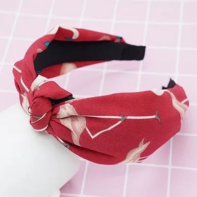 twdvs Top Knot Turban Headband Elastic Hairband Hair Accessories for Girls No Slip Stay on Knotted Head band Hair Band for Women