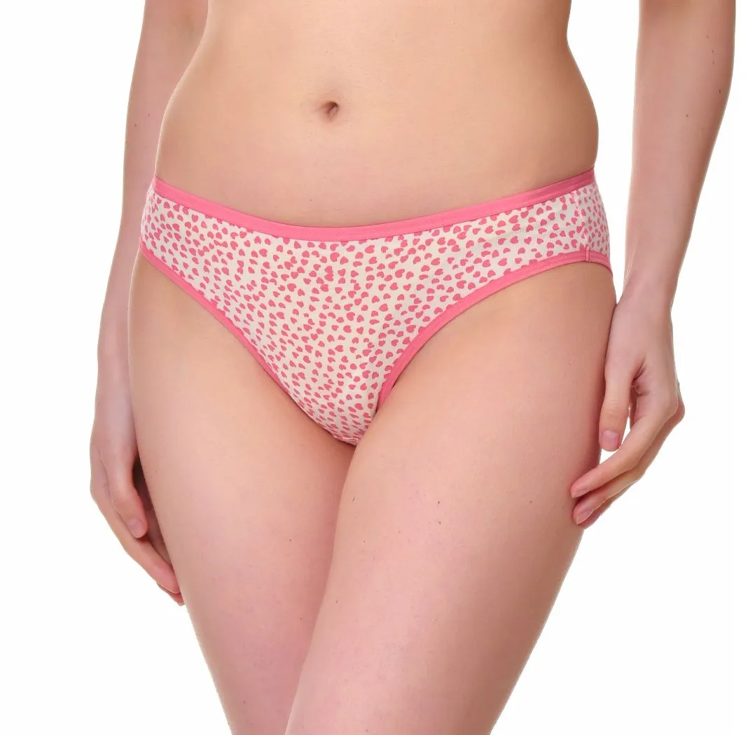 UNMADE BIKINI LITTLE HEART PRINT (PACK OF 3)