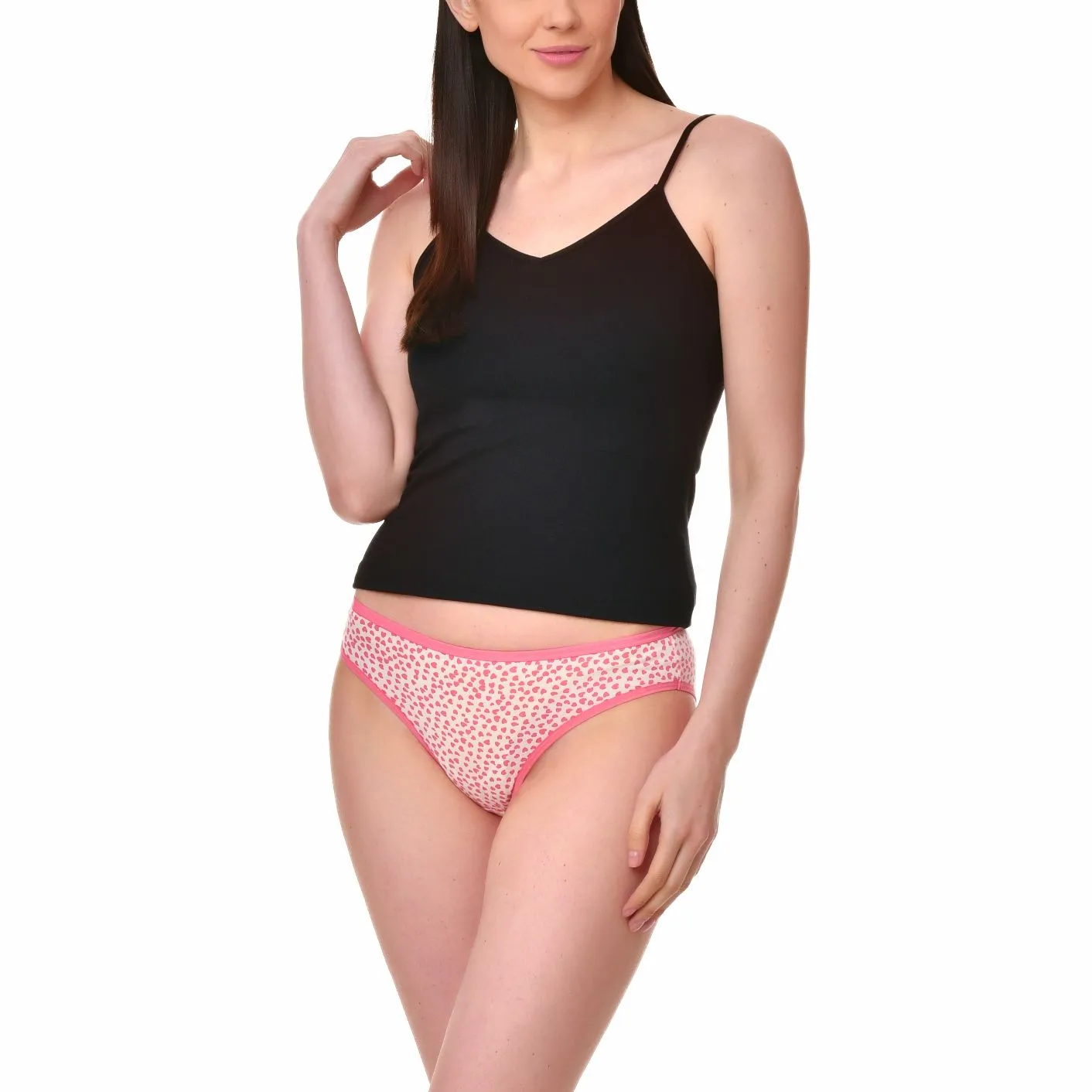 UNMADE BIKINI LITTLE HEART PRINT (PACK OF 3)