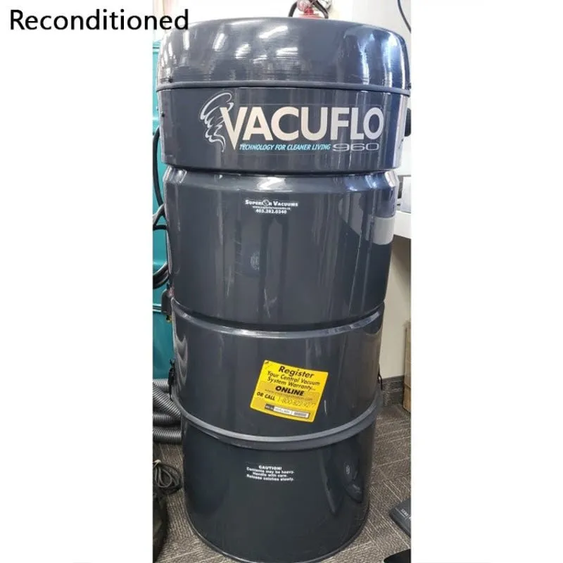 VacuFlo 960 Central Vacuum Unit: Powerful Cleaning Solution for Large Homes