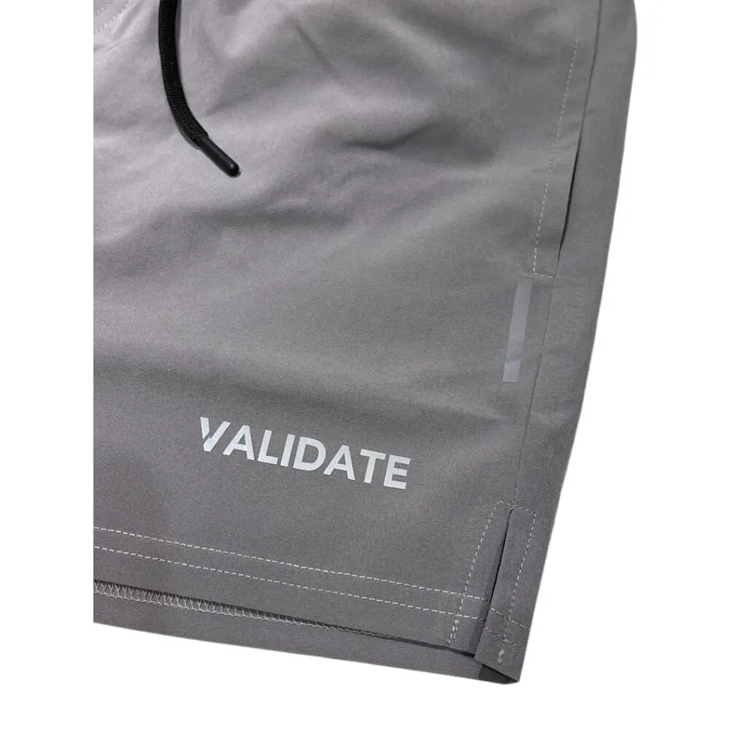 Validate Performance Swimwear Short Lt Grey