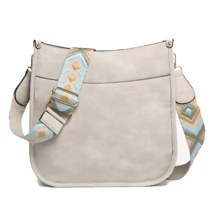 Vegan Leather Crossbody Purse With Guitar Strap - Monogrammable Pursel