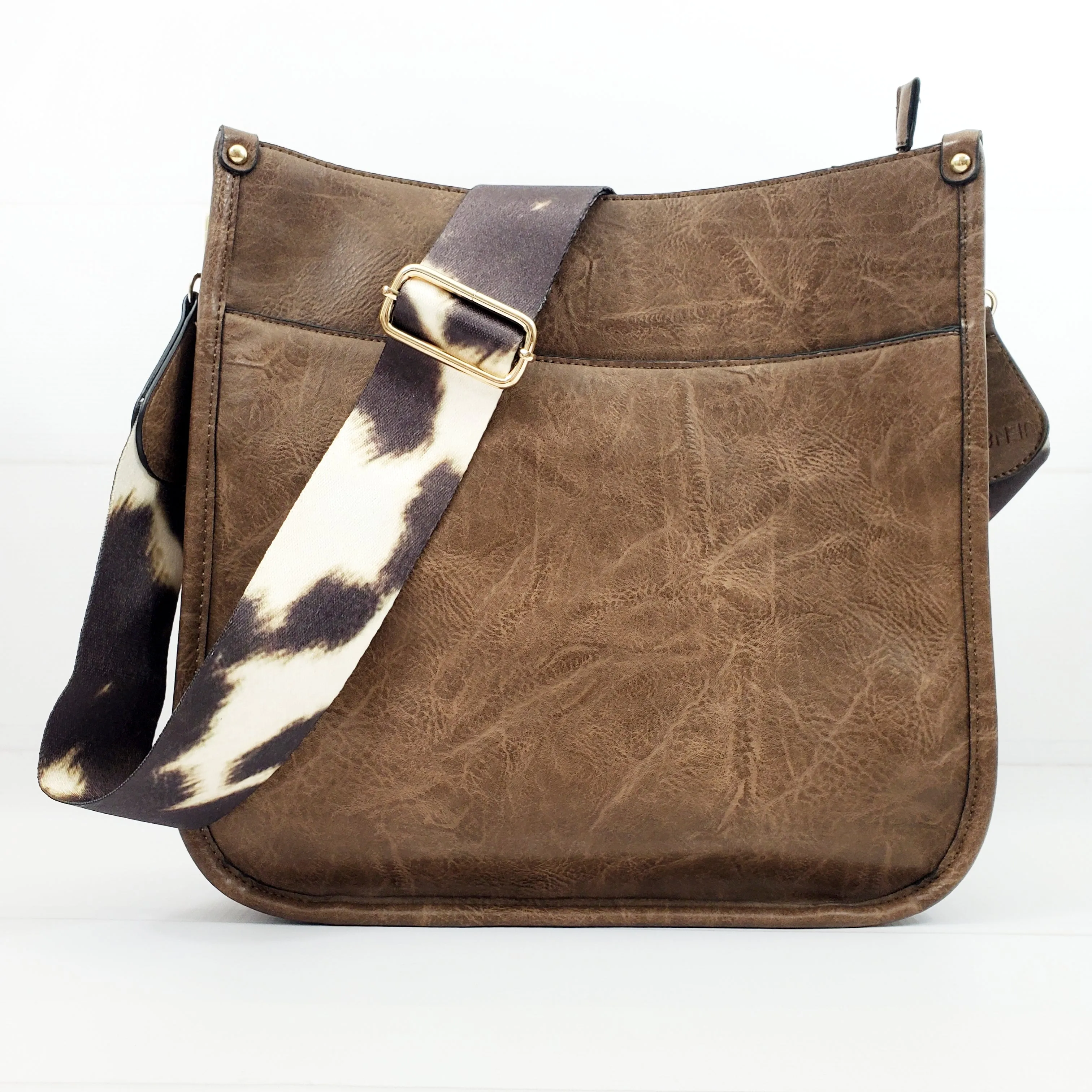 Vegan Leather Crossbody Purse With Guitar Strap - Monogrammable Pursel