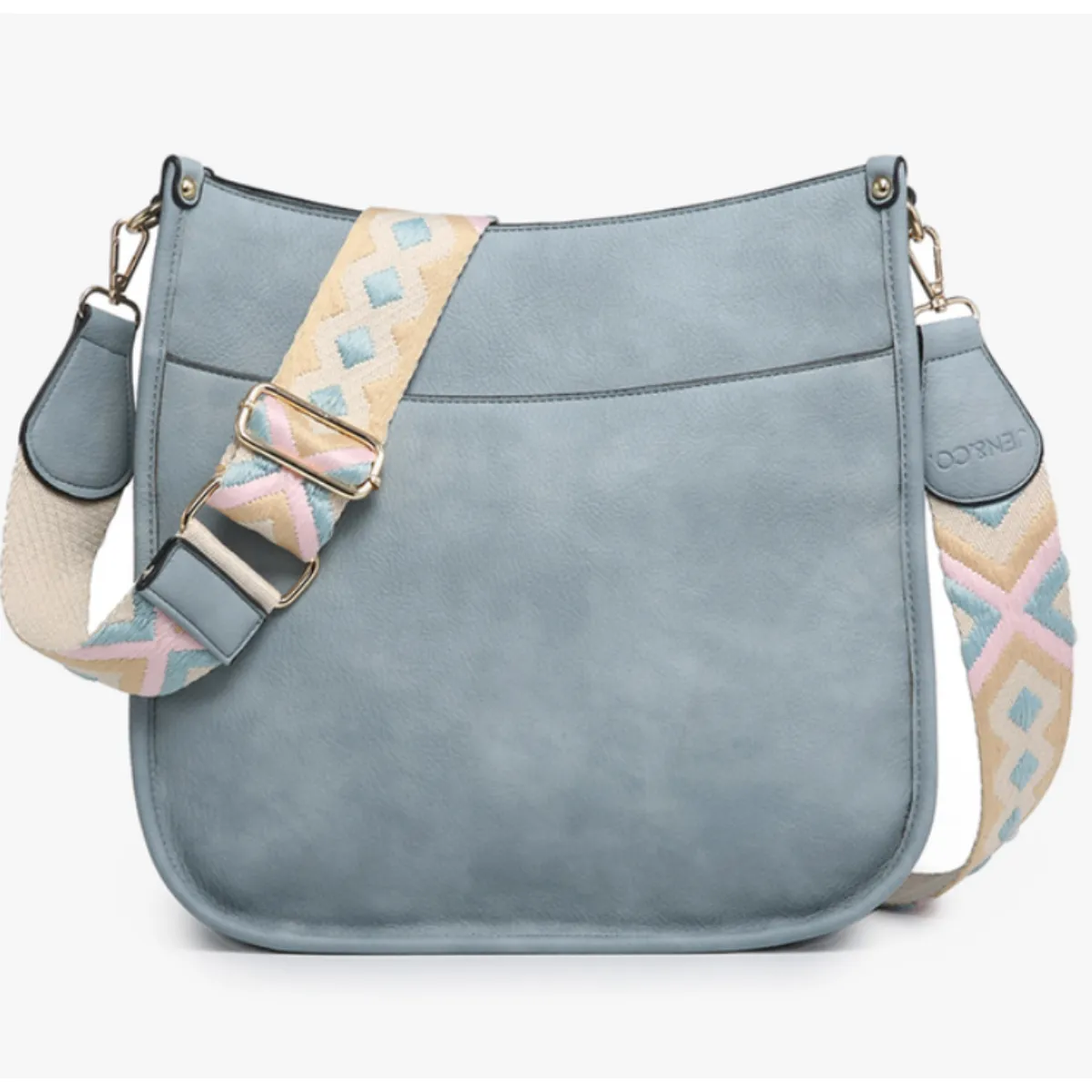 Vegan Leather Crossbody Purse With Guitar Strap - Monogrammable Pursel