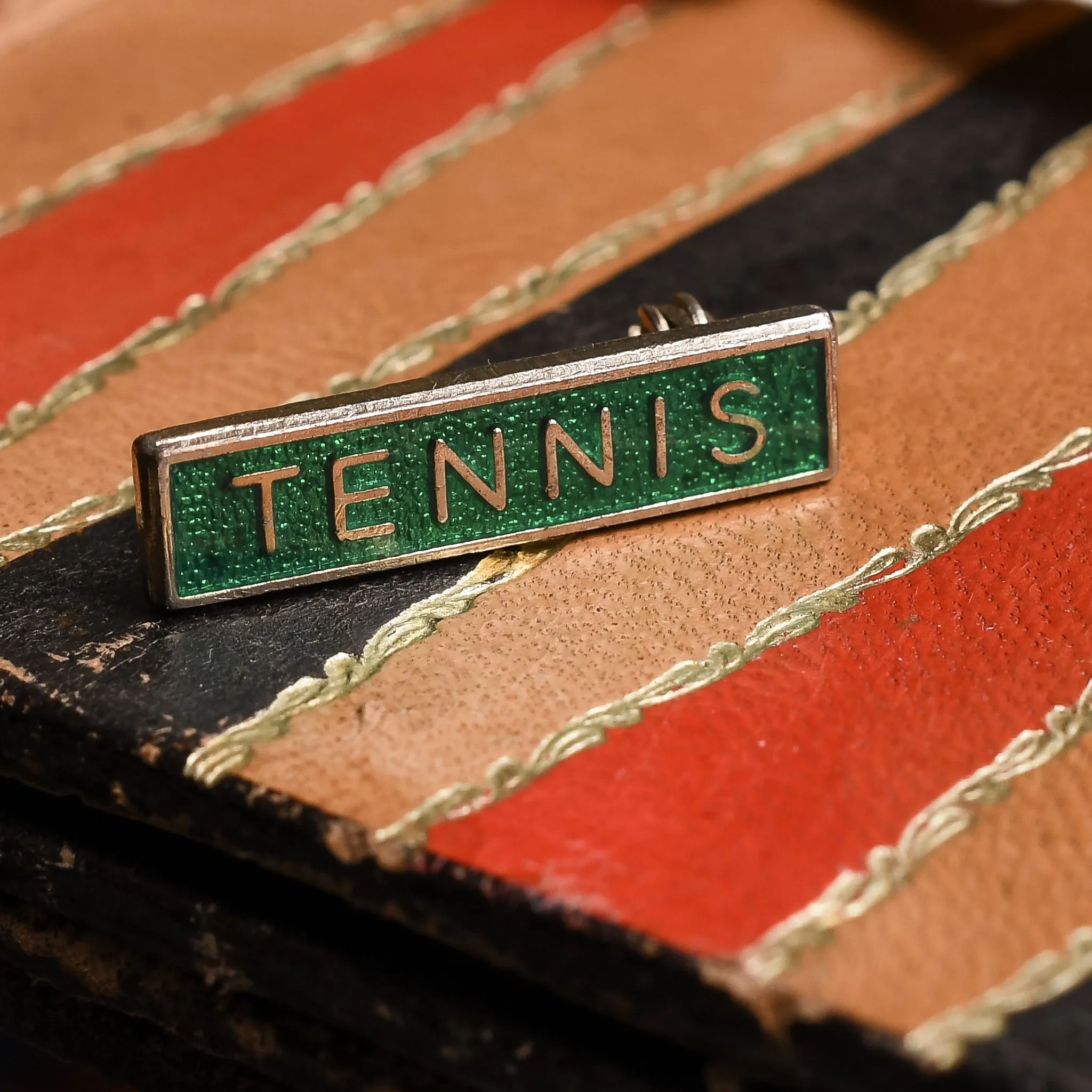 Vintage 1960s School TENNIS Badge